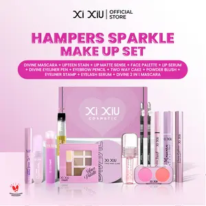 [BUNDLE HAMPERS] Xi XiU SPARKLE Make Up Set | Divine Series Free Box | Paket Hadiah Gift Set