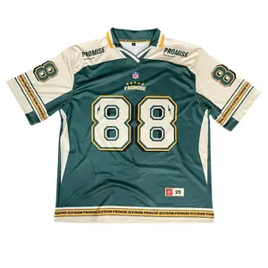 Jersey Oversize Boxy PROMISE Number 88 Vintage Unisex Pria Wanita Sport Big Size Bsju Dewasa Anak Couple Tshirt Dryifit Milano Kaos Olahraga