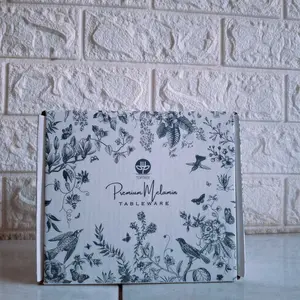 TOPTREE Hampers Mangkuk Melamin (2 Mangkuk + 2 Sendok) – Hadiah Praktis & Terpakai