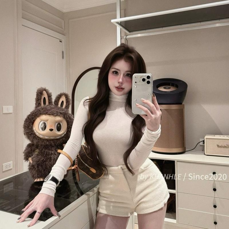 NGOCBICH - QUẦN SOOC DẠ XÙ XẺ ĐÙI DÁNG ÔM HOTTREND QCCC #6998 NỮ Phong Cách Thời Trang Hiện Đại & Sang Trọng