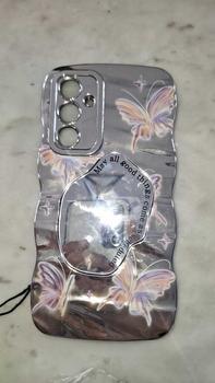 Product Review of Caseunicorn Case Untuk Samsung A14 A05 A13 A05s A02s A32 A03s A04s A12 A03 A11 A20 A53 A20s A13 A34 A21s A22 A30s A23 A31 A30 A52 A54 A50 A33 M12 M32 Kartun Tepi Gelombang Fashion Bunga Mewah Cermin Rias Kupu-kupu Tidak Beraturan Lipatan Riak Air 3D Case from u**0 0