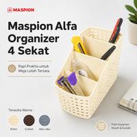 Gambar MASPION Alfa Organiser Case & Beta Organizer Case Kotak Penyimpanan Serbaguna 4 Sekat 6 Sekat Tempat Alat Tulis Aksesori Kerajinan Perlengkapan Rumah Tangga Storage Box Organizer Barang Kecil Rapi Praktis Multifungsi Pilihan Warna - RD - RAK ALFA - 4 SEKAT dari Ratu dapur_NEW Kota Malang 4 Tokopedia