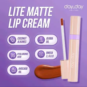 Implora Day To Day Lite Matte  Lipcream Ringan Melembapkan Hyaluronic Acid Lipstick Bibir Gloss Lipstik