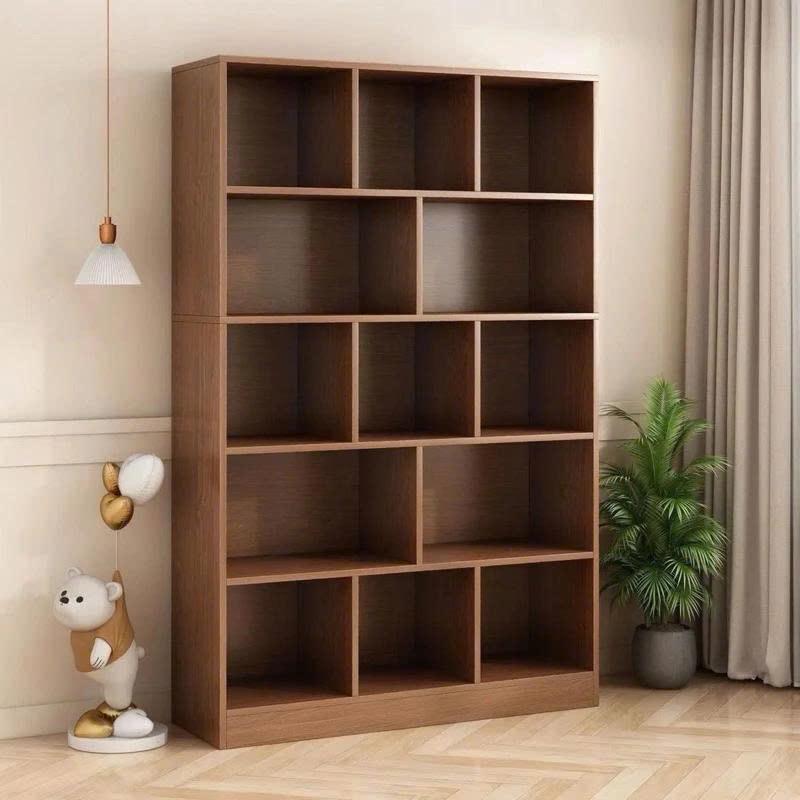 Kệ sách gỗ để sàn cao cấp có tấm lưng dày dặn,dễ dàng lắp ráp,thiết kế thanh lịch gỗ MDF A40