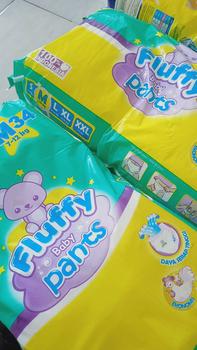 Product Review of (2BALL) FLUFFY BABY PANTS S40 M32 L28 XL26 Bayi Balita Diapers from @**6 1