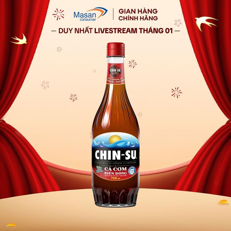   DEAL KOL  Nước Mắm CHIN-SU Cá Cơm Biển Đông Chai 720ml 