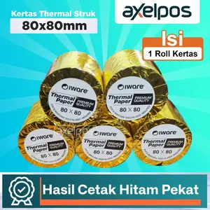 Kertas Thermal Struk Kasir Iware 80x80mm