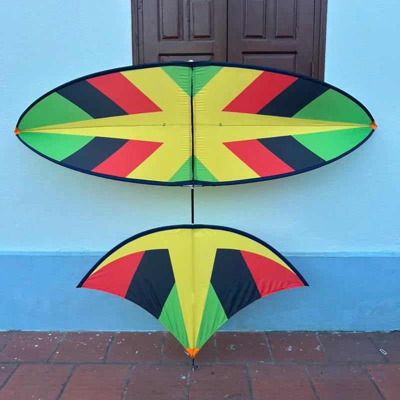  Diều lắp ghép Cacbon 2m5 nan tím vip  hàng làm kĩ cao cấp nhẹ gió dễ bay dễ đậu diều tặng dây nèo cho ae 