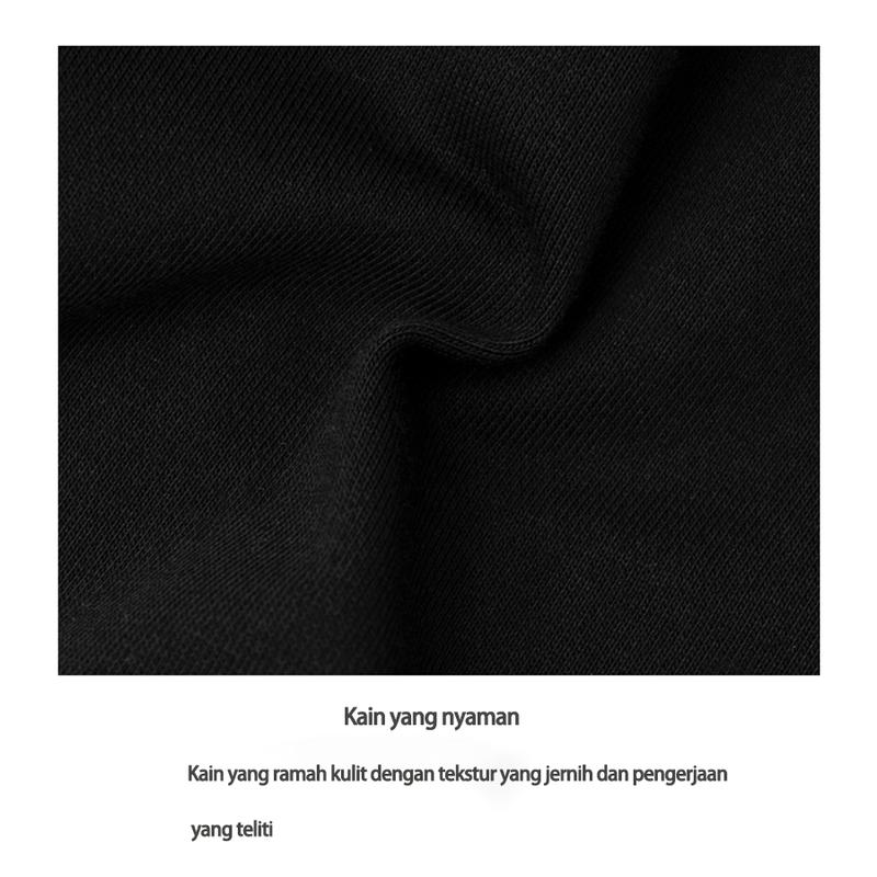 Celana pendek kasual gaya pasang surut Amerika celana pendek kasual pria musim panas longgar celana panjang lurus datar serut di luar memakai celana panjang lima menit olahraga bola basket 7