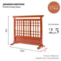Gambar TSUITATE 100 Shoji Partisi Pembatas Ruangan Panel Room Divider Kayu Sekat - Hitam dari Tatami Indonesia Kab. Sidoarjo 3 Tokopedia