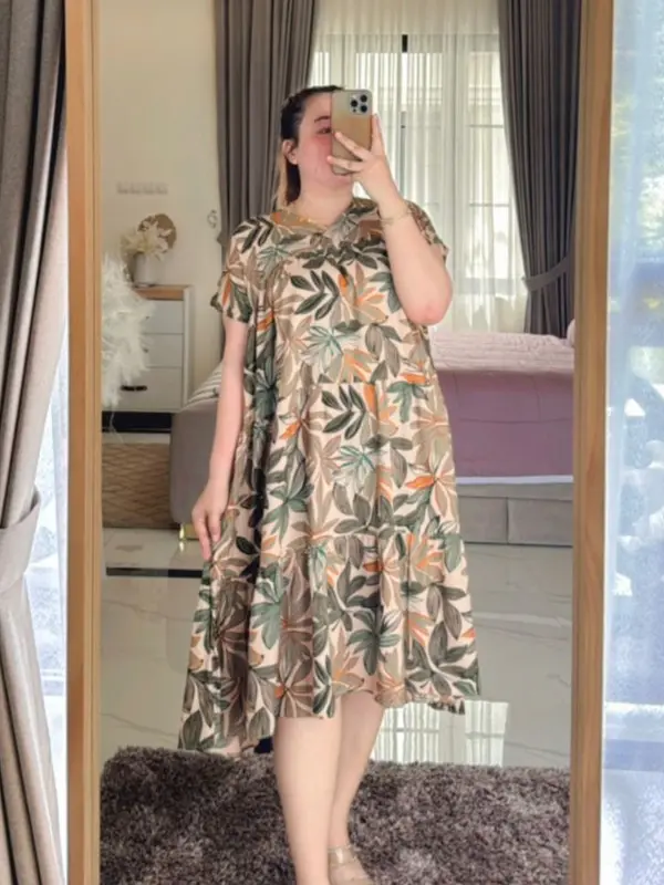 Dara Dress Motif Premium Terbaru 0
