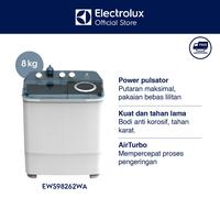 Gambar Electrolux Mesin Cuci Twin Tub 8kg - Power Pulsator - Extra Rinse - AirTurbo - EWS98262WA dari Electrolux Official Indonesia Kota Administrasi Jakarta Utara 2 Tokopedia