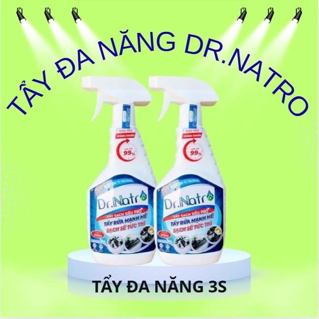  COMBO 2 chai Xịt Tẩy Rửa Đa Năng Dr Natro 500ml Tẩy Siêu Sạch Mọi vết bẩn. Làm Sạch 