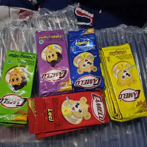 [ECER] Bubuk es camelo murah 1 renceng 10 pcs / paket hemat bubuk es camelo 10 pcs Coklat Jeruk Merah Pisang Anggur Drink Gum Durian  Vanila Mangga Jambu