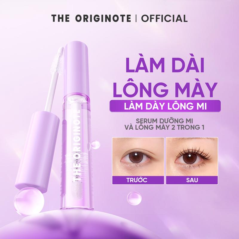 Serum Dưỡng Mi 2IN1 The Originote Hỗ trợ Giúp Làm Dài Và Dày Mi Tự Nhiên Chiết…