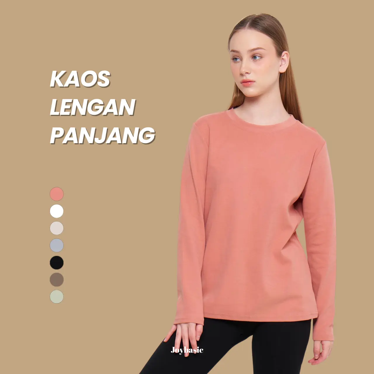 Joybasic Kaos Lengan Panjang Super Nyaman