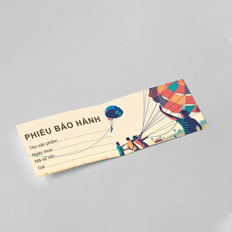 Phiếu Bảo Hành Cho Khách Hàng - Kèm Theo Hướng Dẫn