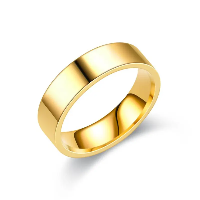 Cincin Tauhid couple Muslim lafadz ukir kaligrafi Dan Sisi Rata Polos Titanium Stainless Steel anti karat selamanya 5