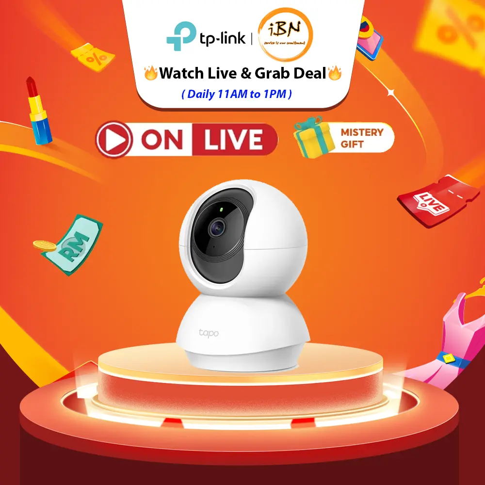[ Watch Live & Grab Deal ] TP-Link Tapo C210 3MP 2K WiFCTV IP Home Security Camera 360 Degree Night Vision 2 Way Audio C210 @ IBN
