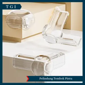 TGI - [4 PCS] SILIKON PELINDUNG SUDUT LEMARI MEJA ANTI BENTURAN CORNER PROTECTOR PREMIUM