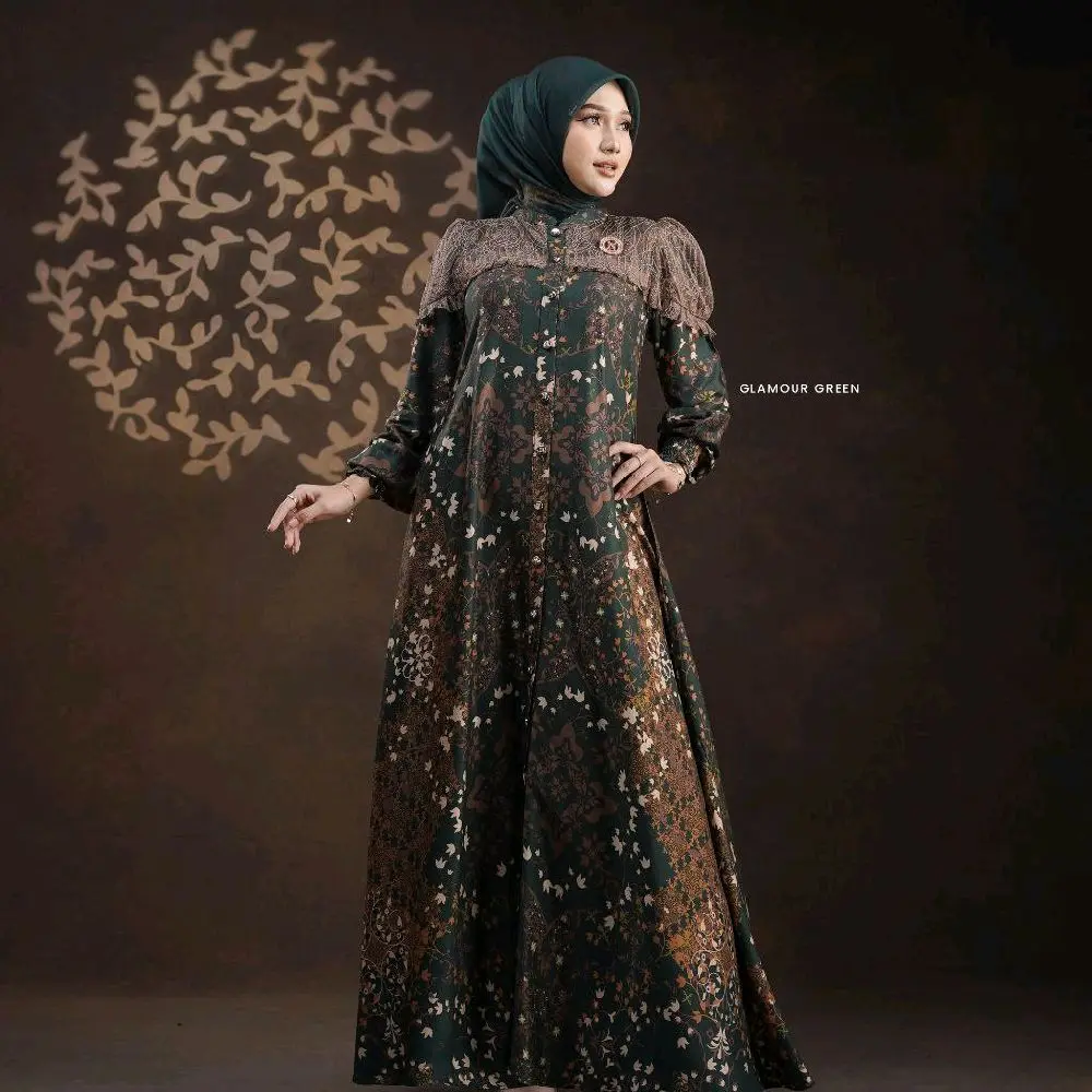 dress glamour green