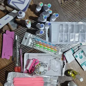 Paket Nail art Pro Plus Nail extension / Paket Usaha Nailart lengkap 10pcs kutek