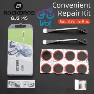 ROCKBROS GJ2145 TOOL SET PATCH SEPEDA MOTOR CUNGKILAN LEVER LEM TAMBAL  BIKE BICYCLE FLAT TIRE REPAIR KIT PORTABLE INNER TUBE TOOL SET KIT PATCH RUBBER TAMBALAN BAN BIKE BICYCLE REPAIR TIRE TOOL TERMURAH BEST SELLER