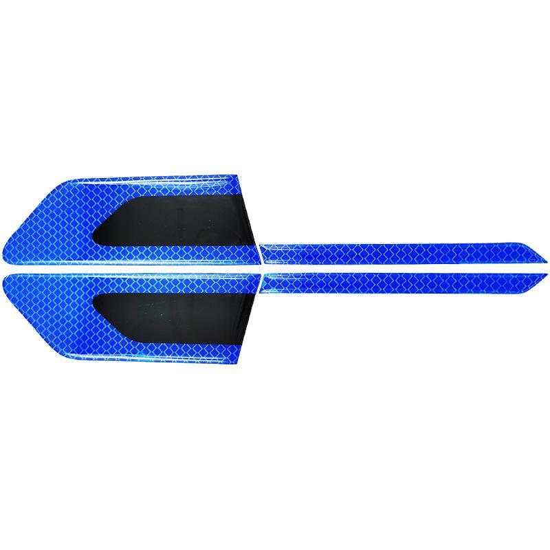 Product Introduction of 2Pcs/Set Car Reflective Auto Truck Safety Warning Tape Car Door Protector Bumper Anti-collision Strips Secure Reflector Stickers 33