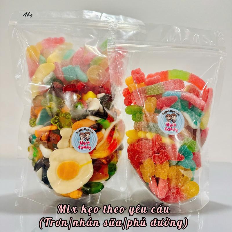 1500Gr Kẹo Dẻo Cao Cấp Tự Chọn Shop Có Mix Theo Yêu Cầu Mix Trên 70 Mẫu Kẹo Bánh kẹo Tết 2026