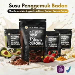 Alamon GO  Alamonmilk Powder Drink Penggemuk Badan secara Alami dan Sehat