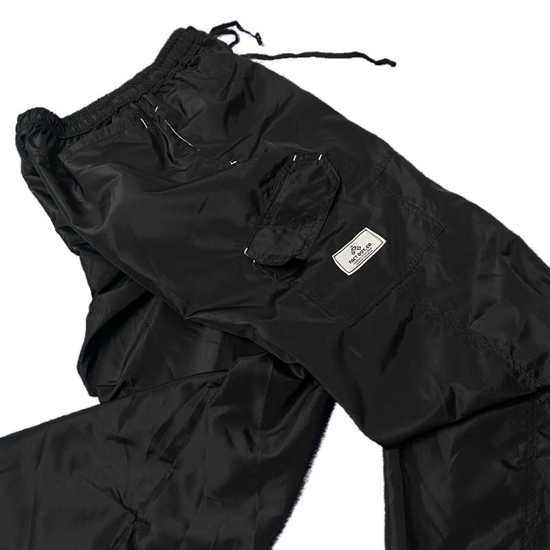 Cargo parasut panjang pria/wanita original Celana Dewasa Distro Slimfit Cowok Katun Hitam Casual 7