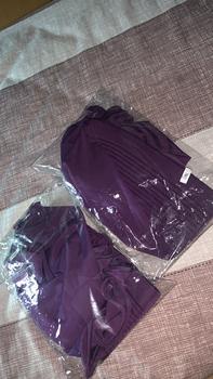 Product Review of Jilbab Dinas Ungu Muda/Ungu Tua Premium Anti Tembem from A**h 0