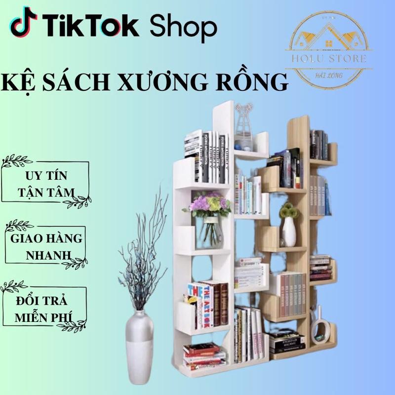 Kệ Sách Xương Rồng - Kệ Sách Hình Cây 8 Ngăn