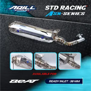 Knalpot Standar Racing AQILL EXHAUST Tipe A-series for MIO/BEAT Motorcycle