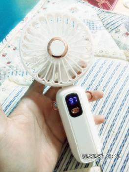 Product Review of CID39 Kipas Angin Lipat Mini Portable LED Display 5-Speed Wind Adjustment Kipas Genggam Kipas Kecil Foldable from ** ** ** ** ** 1