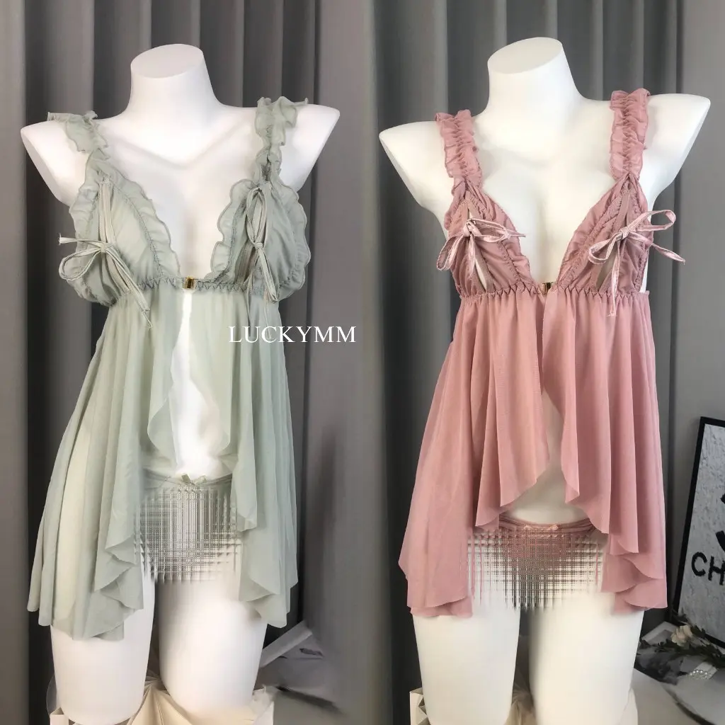 Luckymm Sexy Lingerie Dress Transparan Baju Tidur Lingerie Wanita / Lingerie Sexy Wanita / Baju Tidur Haram Wanita 227