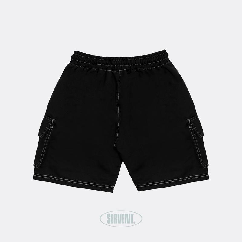 SERVENT - 6XL JUMBO Celana Kargo Pendek Aplikasi Terbaru Short Cargo Pants Unisex 2