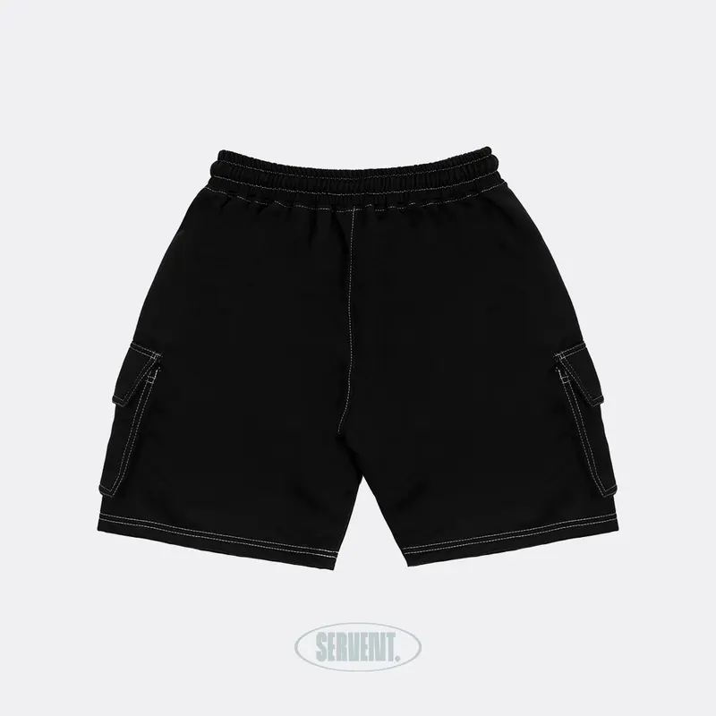 SERVENT - 6XL JUMBO Celana Kargo Pendek Aplikasi Terbaru Short Cargo Pants Unisex 2