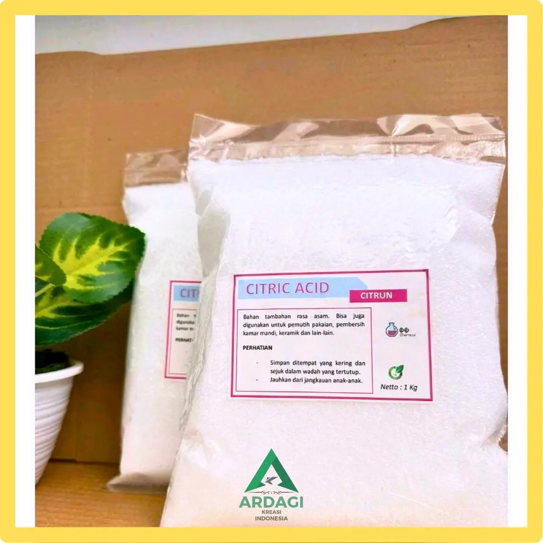 Citric Acid - Citrun / Pembersih Noda Pakaian - Pembersih Kerak - Anti Bakteri dan Jamur - 1Kg