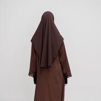 Gambar TUBITA - Zoya French Khimar Hijab Wanita Instant Syari Kerudung Polos Jilbab Umroh dan Haji - Black, Reguler dari Tubita Official Kota Bandung 4 Tokopedia