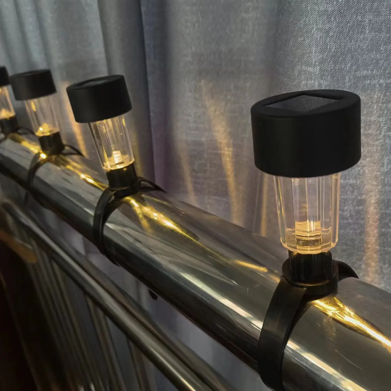 Solar Lights Outdoor Waterproof LED Garden Lights for Patio, Lawn, Yard and Landscape, Railing