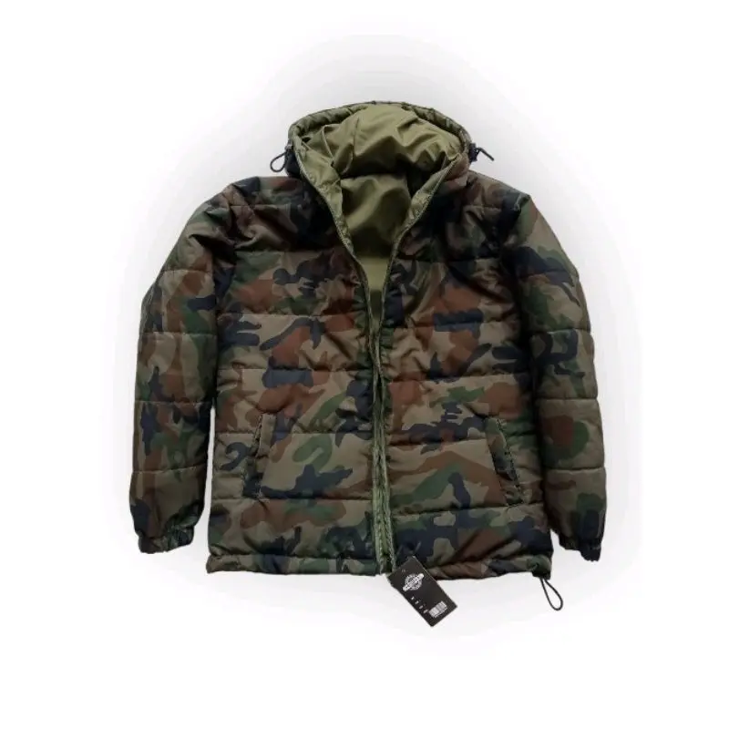 jaket gelembung anak motif army usia 4-14 tahun Fashion