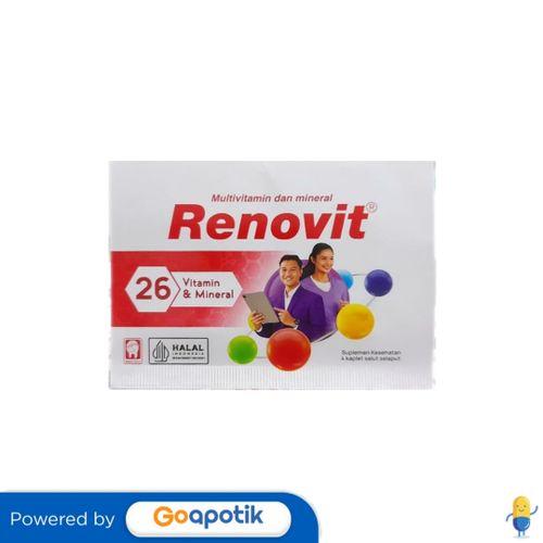 Gambar RENOVIT STRIP ISI 4 KAPLET dari Apotek Maharani by GoApotik Kota Depok Tokopedia