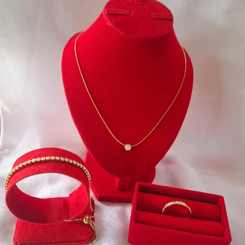 set kalung gelang dan cincin titanium 6
