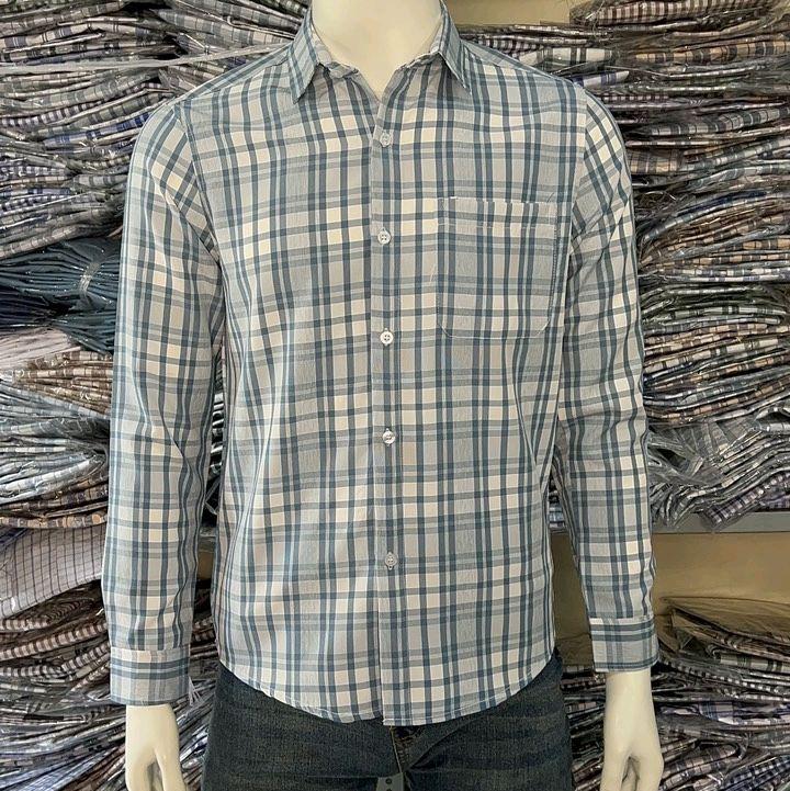 Áo Sơ Mi Nam Caro tay dài , có Túi, mềm mịn thoáng mát thấm hút tốt. Menswear Shirt Có Cổ Jean Kate Thanh Niên và Trung Niên