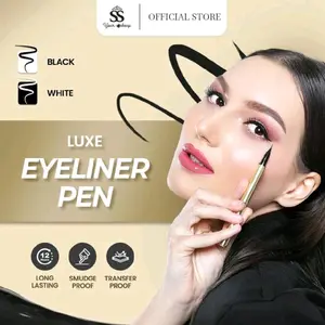 SS Your Make Up Luxe Eyeliner Pen - Eyeliner Hitam & Putih / Eyeliner Ss Shellasaukia / Pen White Ss Shella Saukia