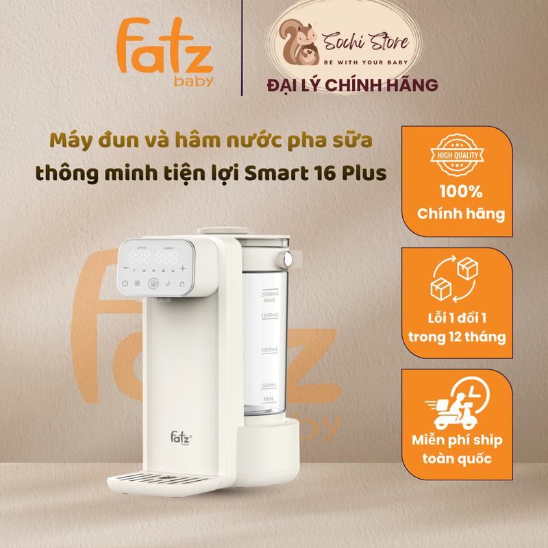Máy đun và hâm nước pha sữa thông minh tiện lợi Fatzbaby Smart 16 Plus