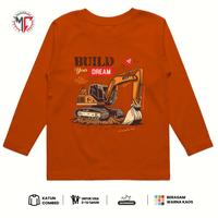 Gambar MAXIMO.CO Kaos Anak Build Your Dream Lengan Panjang Bahan Katun Combed Usia 3-12 Tahun Fashion Anak Premium Nyaman - Putih, M ( 10 - 15 kg ) dari Maximo Clothing Store Kab. Bandung 5 Tokopedia