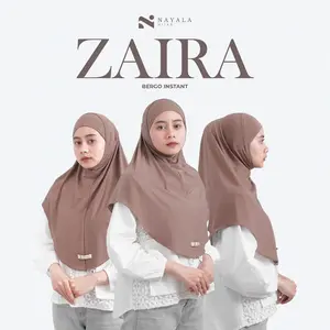 NAYALA - ZAIRA Bergo Instan Daily I Sport I Hijab Jersey Premiun