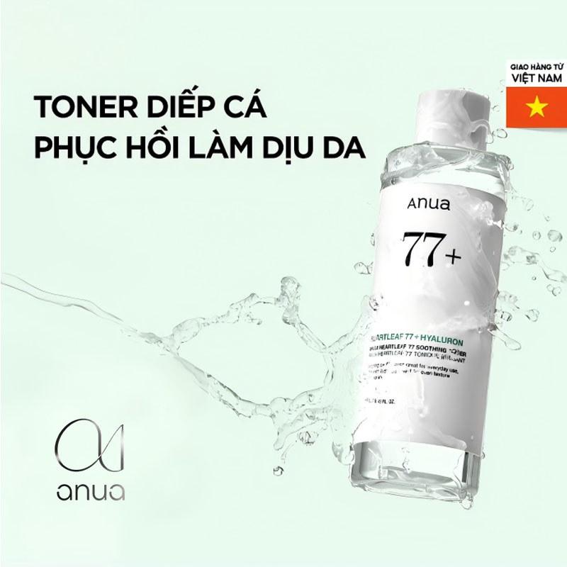 Toner Diếp Cá Phục Hồi Làm Dịu Da 250ml / 150ml - ANUA HEARTLEAF 77% SOOTHING…